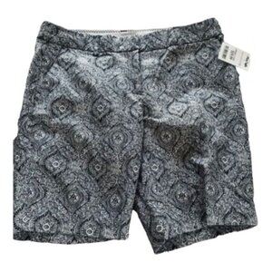 🆕 Kenar Women’s Blue Paisley Shorts size 6